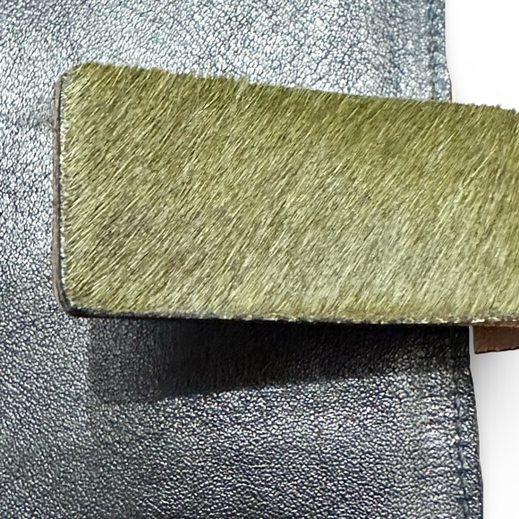 Streets Ahead Calf-hair Bi-fold wallet - Green - Boho - Picture 7 of 9